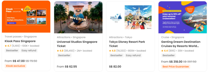 travel klook tour tickets amusement fun play international agency booking